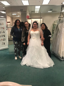 David's Bridal '9WG3830' wedding dress size-20 NEW