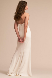 BHLDN 'Paige' size 6 new wedding dress back view on model