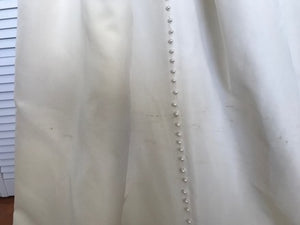 Lela Rose 'The Chesapeake' size 0 used wedding dress back view of buttons