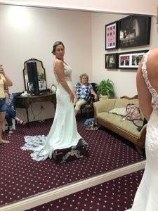 Maggie Sottero 'Alaina - 8MC734' wedding dress size-10 PREOWNED