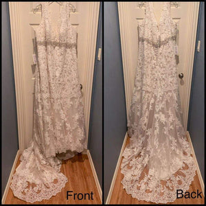 Allure Bridals '1386 IN' wedding dress size-32 NEW