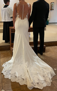 Justin Alexander '88126' wedding dress size-06 PREOWNED