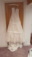 Load image into Gallery viewer, Sophia Tolli &#39;Lace And Elegance&#39; size 10 new wedding dress front view on hanger
