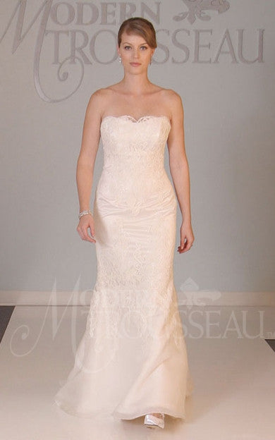 Modern Trousseau 'Devon' French Alencon Lace Gown - Modern Trousseau - Nearly Newlywed Bridal Boutique
