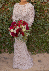 BHLDN 'Medallion' wedding dress size-04 PREOWNED