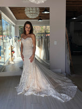 Load image into Gallery viewer, Eddy K. &#39;Fiji&#39; size 2 new wedding dress front view on bride
