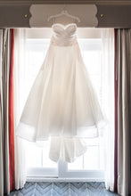 Load image into Gallery viewer, Matthew Christopher &#39;Abigail&#39; size 12 used wedding dress front view on hanger
