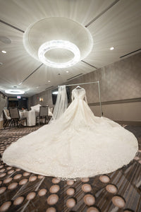 Milla Nova 'Madelyn' wedding dress size-14 PREOWNED