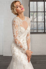 Load image into Gallery viewer, Cosmobella &#39;Milano&#39; size 0 new wedding dress front view on model
