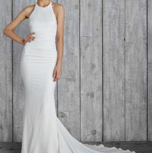 Load image into Gallery viewer, Nicole Miller &#39;Morgan&#39; size 6 used wedding dress front view on bride
