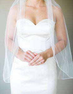 Justin Alexander '8659 Regal Satin Mermaid Bridal Gown' wedding dress size-08 PREOWNED