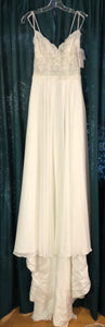 Maggie Sottero 'Juniper' size 4 new wedding dress front view on hanger