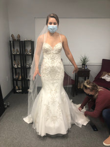 Casablanca 'Soraya' wedding dress size-06 NEW