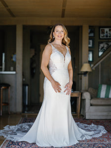 Martina Liana '1025' wedding dress size-14 PREOWNED