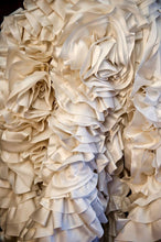 Load image into Gallery viewer, Pnina Tornai &#39;Custom&#39; size 4 used wedding dress close up of ruffles
