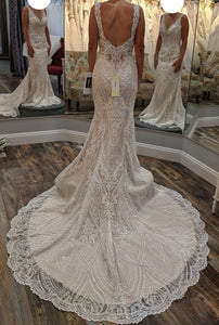 Allure Bridals 'c502' wedding dress size-04 NEW