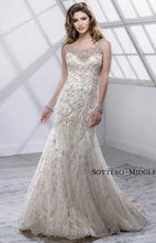 Load image into Gallery viewer, Maggie Sottero &#39;Sonata&#39; size 4 used wedding dress front view on model
