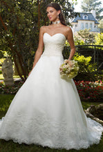 Load image into Gallery viewer, Casablanca Beaded Organza Ball Gown - Casablanca - Nearly Newlywed Bridal Boutique - 1
