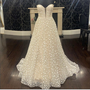 Pronovias 'Hopkins' wedding dress size-14 PREOWNED