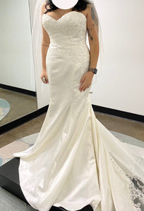  '6236CRZP' wedding dress size-12 NEW