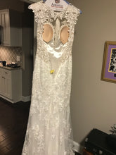 Load image into Gallery viewer, Eddy K &#39;1131&#39; size 4 used wedding dress back view on hanger

