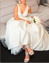 Load image into Gallery viewer, Custom &#39;V-Neck&#39; - rmine - Nearly Newlywed Bridal Boutique - 1
