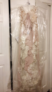 Essense of Australia 'D2205' size 12 new wedding dress back view on hanger