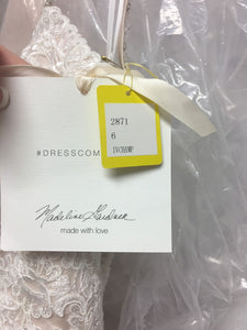 Mori Lee 'Madeline Gardner' size 6 new wedding dress view of tag