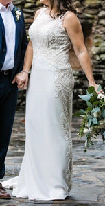 Casablanca '2390 Shoshanna' wedding dress size-10 PREOWNED