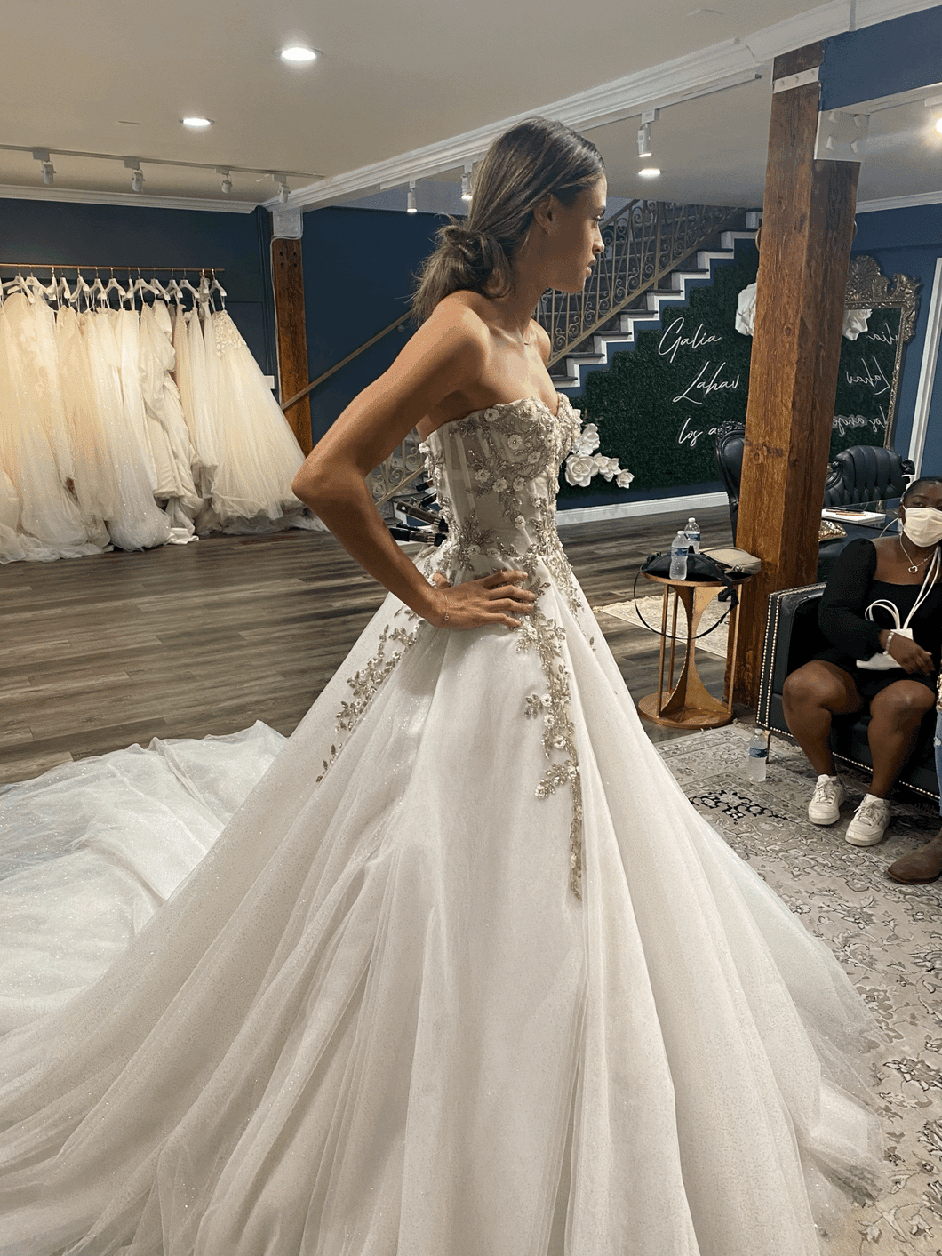 Galia lahav 'aelin' wedding dress size-02 NEW