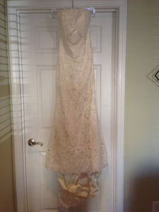 Melissa Sweet Hallie Strapless Wedding Dress - Melissa Sweet - Nearly Newlywed Bridal Boutique - 4