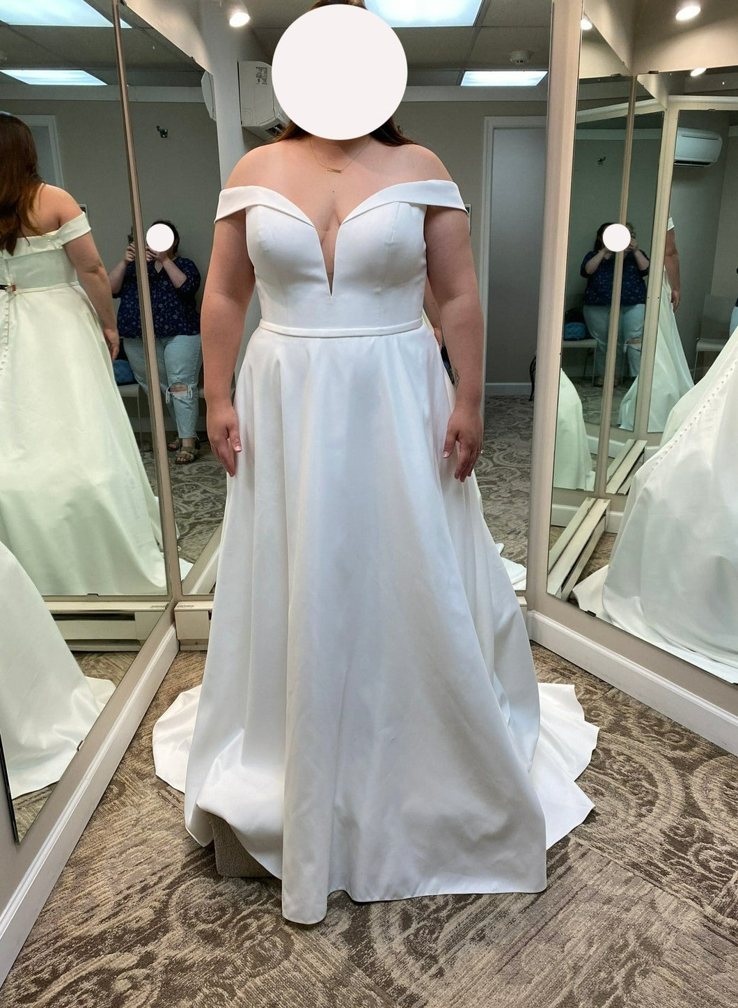 Essense of Australia '121023' wedding dress size-16W NEW