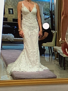 Aria Azria 'Fit & Flare' wedding dress size-04 NEW