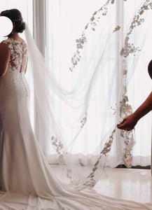 Pronovias 'Drail' wedding dress size-10 PREOWNED