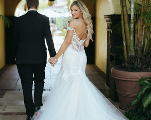 Ines Di Santo 'Lyra' wedding dress size-04 PREOWNED