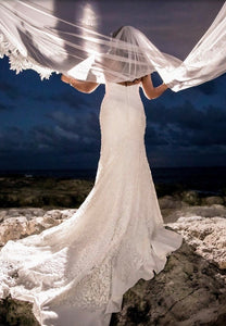 Pnina Tornai '4655' wedding dress size-08 PREOWNED