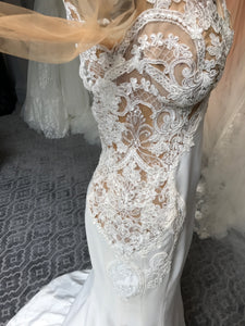 Galia Lahav 'Alora' size 6 new wedding dress close up of material