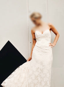 Valena valentina 'Unknown ' wedding dress size-06 PREOWNED