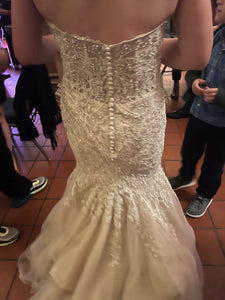 Morilee 'Mermaid ' wedding dress size-04 PREOWNED