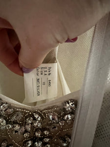 Justin Alexander '8490' wedding dress size-06 NEW
