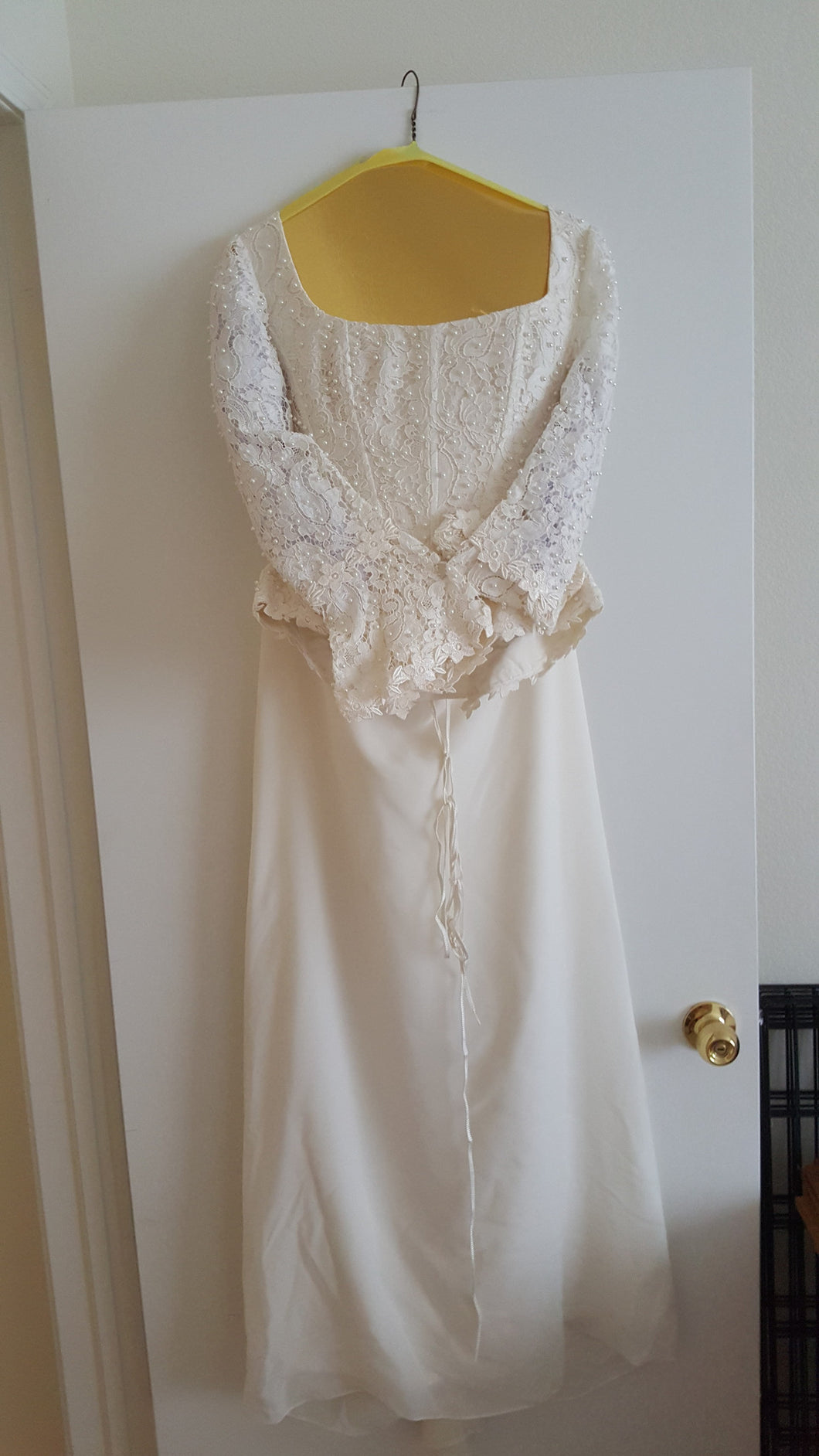Custom 'Timeless Elegance' - Hand Made in Paris - Nearly Newlywed Bridal Boutique - 1