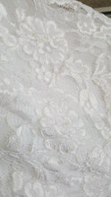 Load image into Gallery viewer, Monique Luo &#39;White Dress&#39; size 2 new wedding dress close up of material
