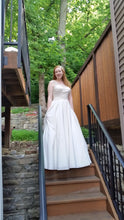 Load image into Gallery viewer, Allure Bridals &#39;Beaded Dress&#39; size 10 sample wedding dress front view on bride
