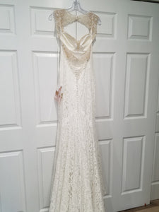 Essence of Australia '2056' size 4 new wedding dress back view on hanger