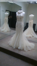 Load image into Gallery viewer, Badgley Mischka &#39;Pickford&#39; size 6 sample wedding dress front view on mannequin
