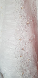 Pronovias 'Romantic' size 10 used wedding dress view of fabric