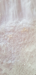 Pronovias 'Romantic' size 10 used wedding dress view of fabric