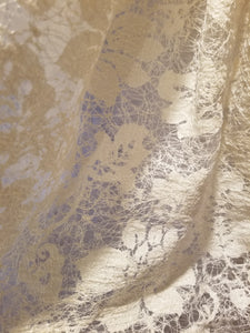 Karen Sabag 'Custom' size 0 used wedding dress view of fabric