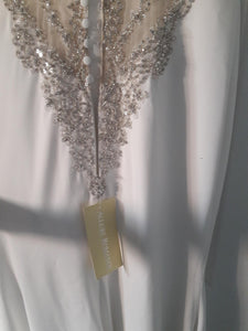 Allure 'Romance' size 10 new wedding dress back view of dress