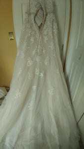 Sophia Tolli '11552' size 12 new wedding dress back view on hanger